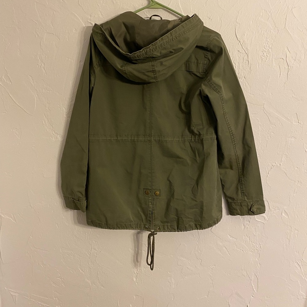 Olive green ladies jacket - Picture 3 of 4